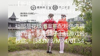 【新片速遞】&nbsp;&nbsp; ❤️√ 小姐姐cos樱岛麻衣学姐逛街，制服jk配黑丝，黑丝裆部是花纹图案搭配粉色内裤很性感，趴在桌子上玩游戏被抄底。 [383MB/MP4/01:54]