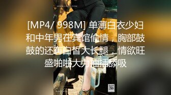 [MP4/ 998M] 单薄白衣少妇和中年男在宾馆偷情，胸部鼓鼓的还有白皙大长腿，情欲旺盛啪啪大力抽插舔吸