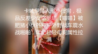 ❤️卡哇伊风人形小母狗，极品反差少女洛丽塔【喵喵】被肥猪小伙各种户外野战车震水战啪啪，年纪轻轻母狗属性拉满