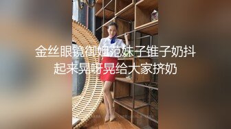 金丝眼镜御姐范妹子锥子奶抖起来晃呀晃给大家挤奶