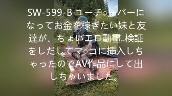 SW-599-B ユーチ○ーバーになってお金を稼ぎたい妹と友達が、ちょいエロ動畫..検証をしだしてマ○コに挿入しちゃったのでAV作品にして出しちゃいました。