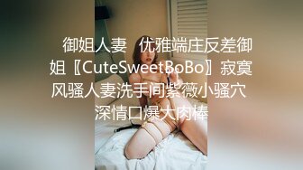 ✿御姐人妻✿优雅端庄反差御姐〖CuteSweetBoBo〗寂寞风骚人妻洗手间紫薇小骚穴 深情口爆大肉棒